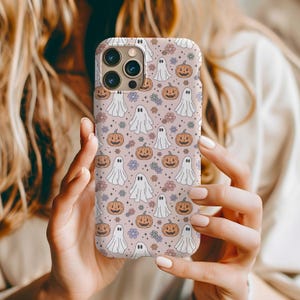 Halloween Phone Case, Spooky Ghost Halloween Phone Case, Fall Phone Case, Fall Halloween Phone Case, Spooky Halloween Phone Case