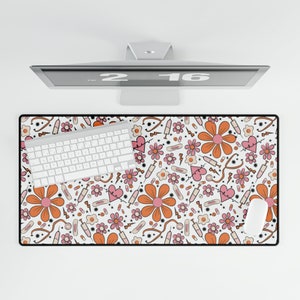 Cute Desk Mat, Nurse Desk Mat, Desk Mat Cute, Desk Mat Aesthetic, Cute Desk Decor, Medical Desk Mat, Cute Mousepad, Nursing School Gift