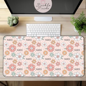 Large Nurse Desk Mat, Nurse Desk Mat, Nurse Office Decor, Nurse Office Gift, Nurse Decor for Workstation, Nurse Mousepad, Nurse Gift