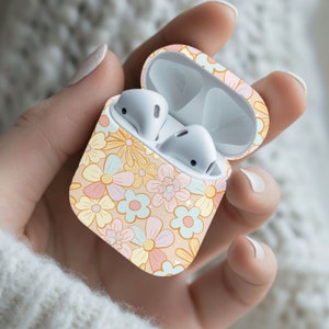 Groovy Floral Airpod Case, Airpod Case, Cute Airpod Case, Airpod Pro Case, Airpods Case, Airpods, Airpods Pro 2 Case, Airpod Max Case