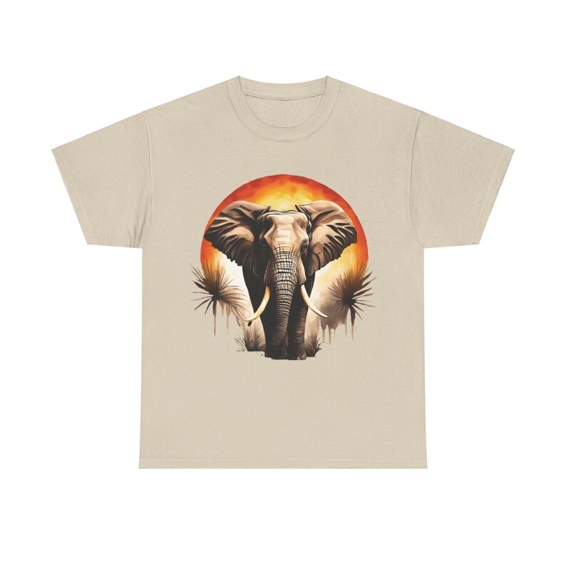T Shirt, Cotton, Elephant, Animal Shirt, Elephant Lover T-shirt - Etsy