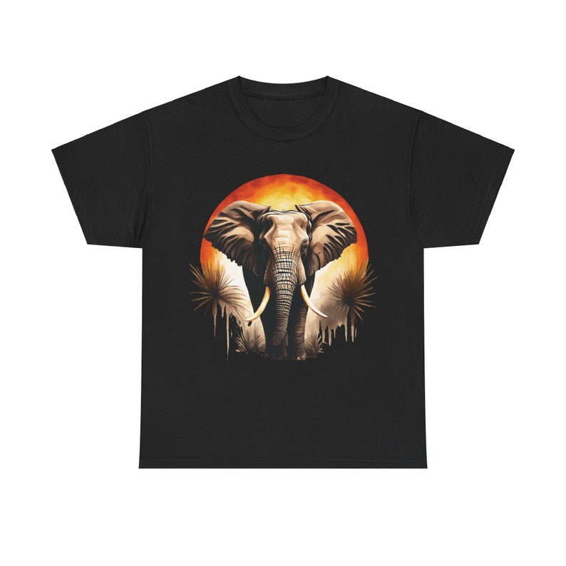 T Shirt, Cotton, Elephant, Animal Shirt, Elephant Lover T-shirt - Etsy