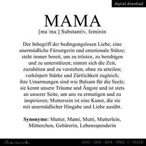 Mãe - definição - ditado - presente - arquivo digital