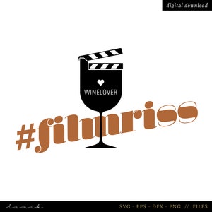 Filmscheur - wijnglas - digitaal bestand