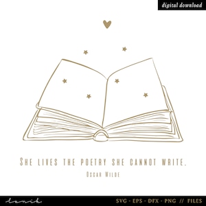 She lives the poetry she cannot write - digitale Datei