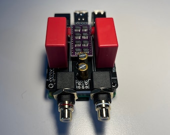 TDA 1387 X8 High-end Audio Streamer (DAC, Protodac) for Raspberry pi by Sixsound