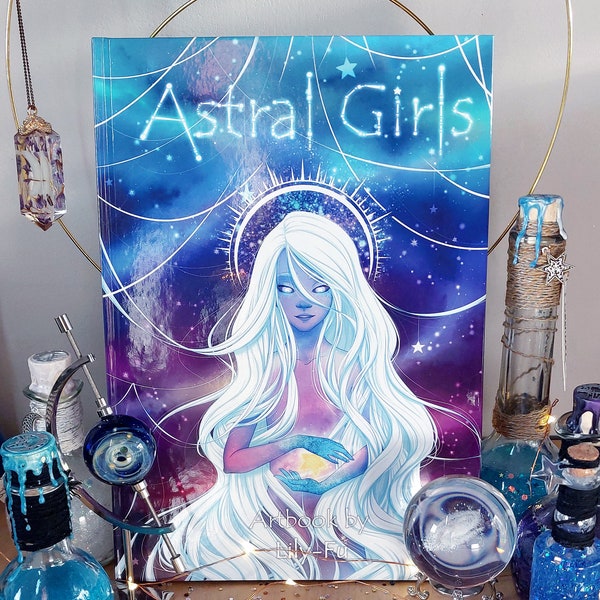 Artbook Astral Girls, recueil d'illustrations astronomie et fantaisie