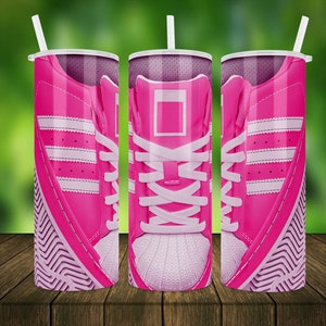 kicks tuimelaar wrap, 20 oz Skinny Tumbler Sublimation Design, Sneakers schoenen tuimelaar wrap PNG, 20oz Tumbler Design, Dollar Tumbler PNG.