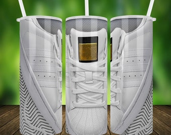 kicks tumbler wrap, 20 oz Skinny Tumbler Sublimation Design, Sneakers shoes tumbler wrap PNG,20oz Tumbler Design, Dollar Tumbler PNG.