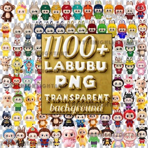 1100+ Labubu Clipart Mega Bundle, Labubu PNG Bundle, Labubu Clipart, Labubu Bundle PNG, 1100+ Cute Cartoon Digital Download, La Bubu PNG.