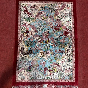 Size 3x2ft  Turkish Silk Small Rug