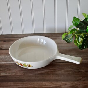 Small Corning Ware Spice of Life 6 1/2 Inch Le Persil P-83-B Sauce Pan with Handle, Vintage Corning Ware Cookware