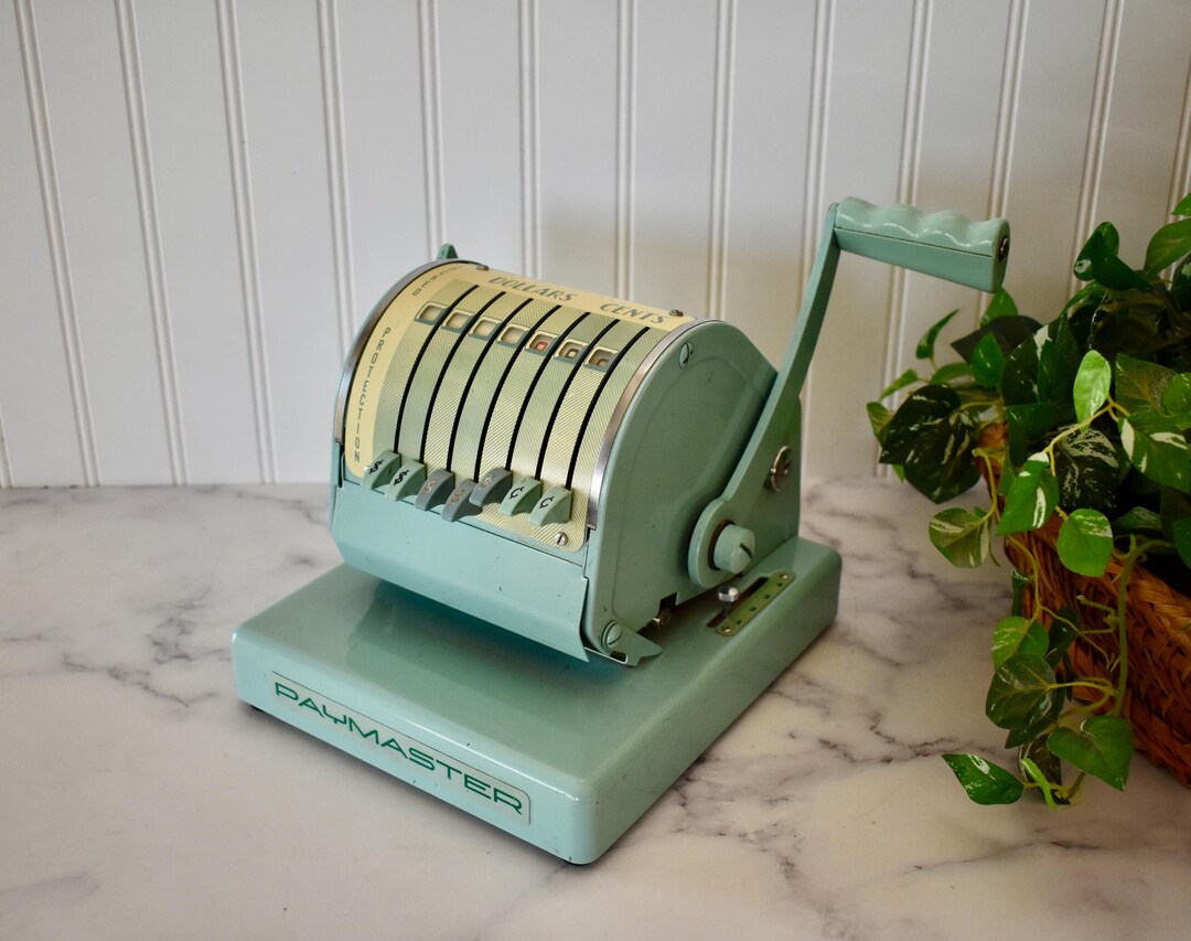 Check Embosser Vintage Paymaster X-550 Series Check Writer/embosser, Retro Office ...