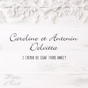 Tampon de Mariage, Tampon de Mariage Personnalisé, Tampon en Bois, Tampon Personnalisé en Bois, Tampon Personnalisé, Faire part, Invitation,