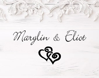 Sello de boda, Sello de boda personalizado, Sello de madera, Sello de madera personalizado, Sello personalizado, Anuncio, Invitación,