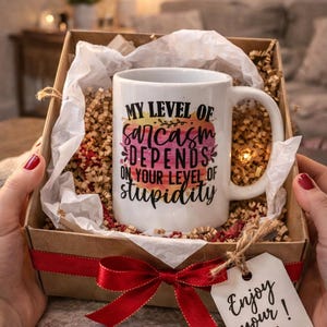 Sarkastische Keramiktasse, lustiges Zitat-Kaffeetasse