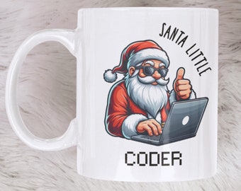 Coder Weihnachten PNG, Tasse Shirt Sublimationsdesign (digitaler Download)