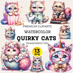 Gato peculiar clipart PNG Gatito caprichoso Sublimación clip art animales lindos Gráficos extravagantes Gatos alargados Ilustraciones divertidas Regalo para amantes de los gatos