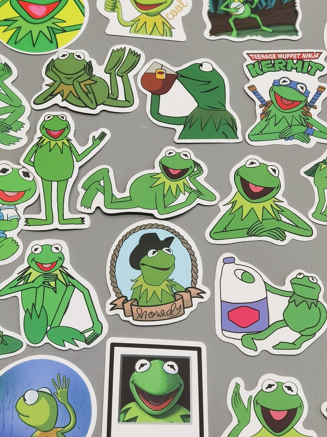 Frog Sticker Pack Cartoon Vinyl Waterproof Sticker for Water Bottle ...