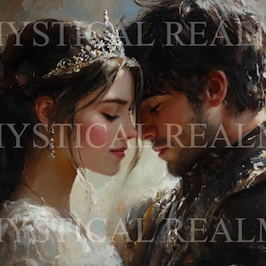 SATIN PHOTO PRINTS: Medieval Romance Wall Art (no frame)