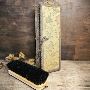 Vintage Wall Hanging Clothes Brush Box Entryway Decor