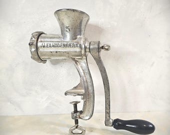 Vintage Alexanderwerk Meat Grinder / Mincer No 5 Completely
