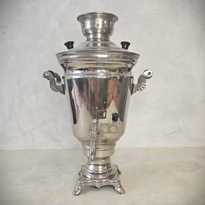 Vintage Soviet Electric Samovar Old Russian Tea Party Tula USSR