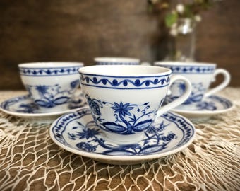 マイセン ブルーオニオン コーヒーポット |手描きの磁器 |時代を