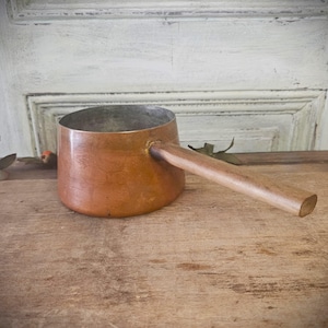 Vintage Small French Copper Sauce Pan