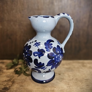 Vintage Ceramic Pitcher Kitchen Decoration Hand Painted