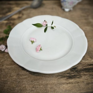 1 Ironstone Antique Tableware, Stoneware Serving Plate, Grandma&#39;s Serving Dishes, Thick Porcelain Creamware