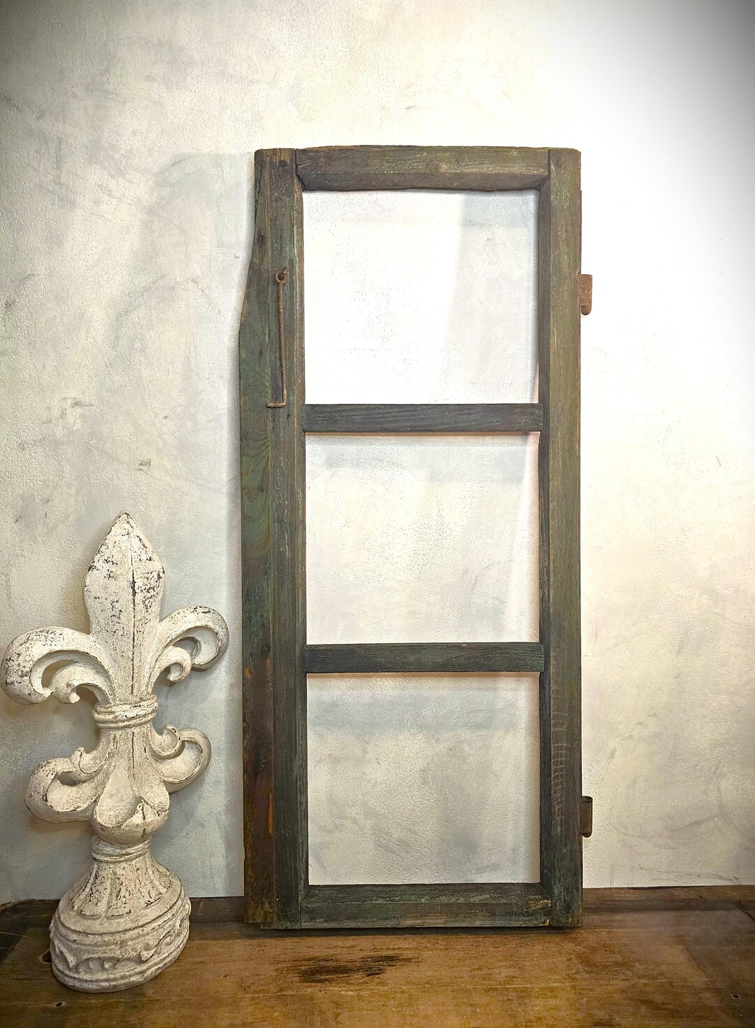 Rustic Primitive Window Frame, Antique Window, Wall Decoration - Etsy