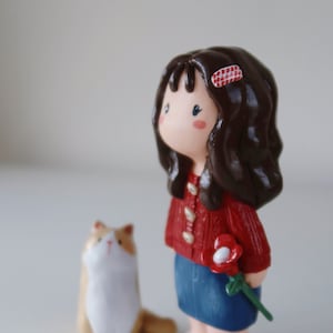 Personalized Figurine from Photos, Custom Clay Single Figurine, La Doll Hardening Clay, Handmade Gift, Gift for Him, Gift for Her