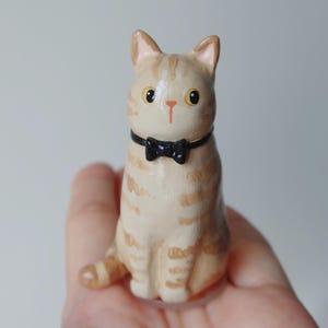 Personalized Pet Sculpture from Photos, Custom Clay Pet Figurine, La Doll Hardening Clay, Handmade Gift, Gift for Him, Gift for Her