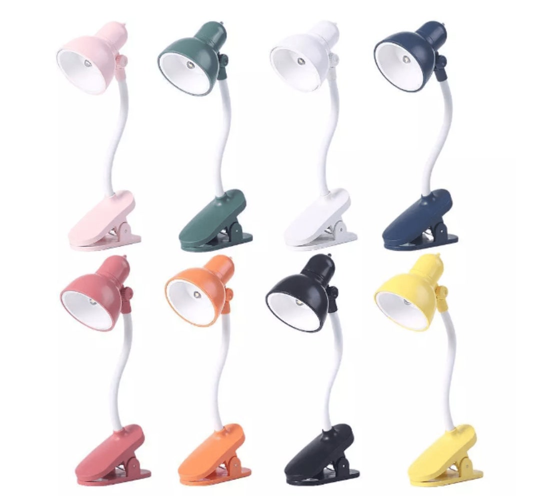 Portable Mini Book Light Clipon Lamp Reading Computer Laptop Eye
