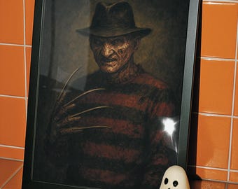 Spooky Dream Demon Poster : Horror Movie Character,Halloween Home Decor (Digital Download)