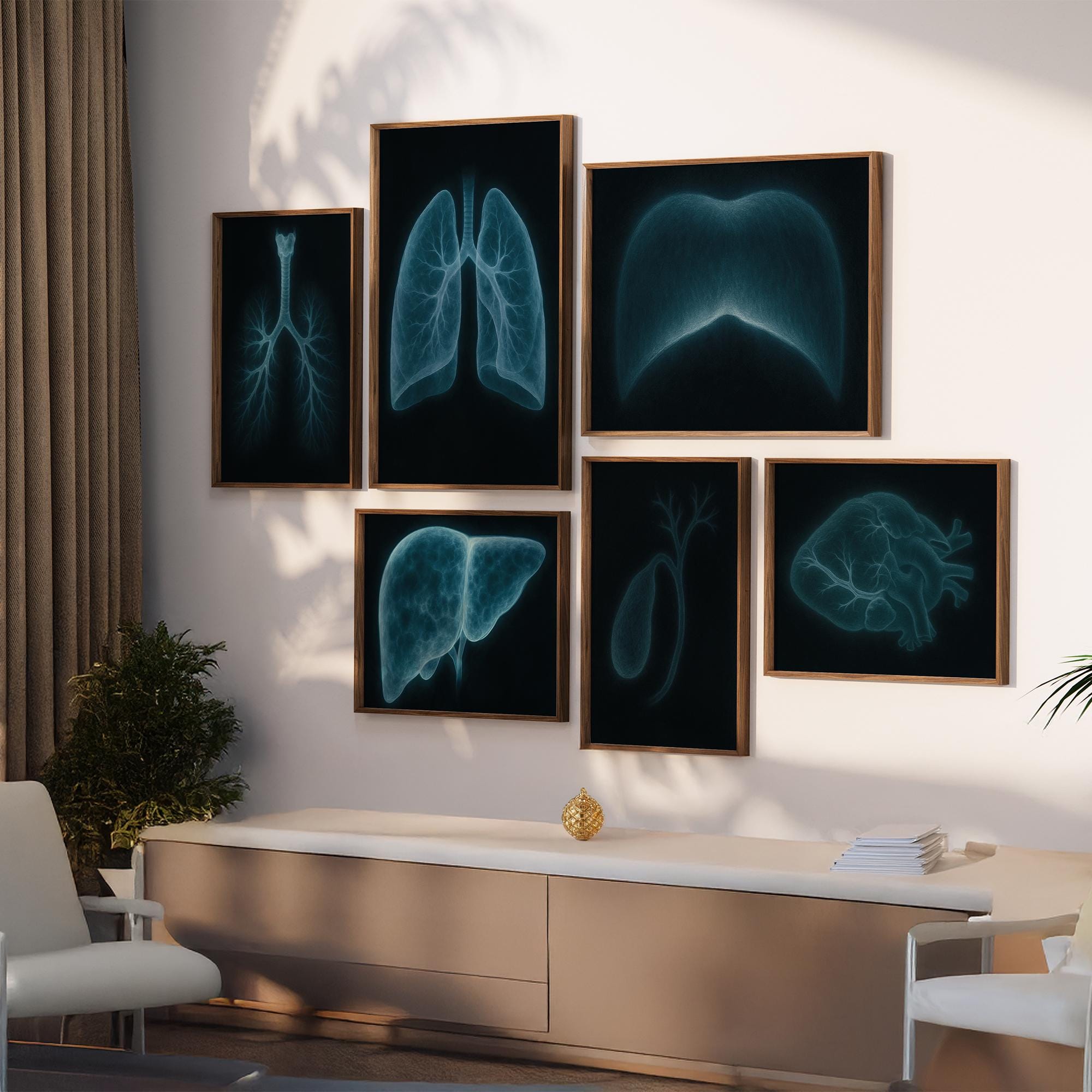 X-ray Anatomy Poster Set of 6 : Medical Wall Art (digital Download) - Etsy