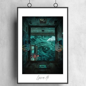 Surreal Eye Illustration,Digital Download,Modern Wall Art,Aesthetic Wall Art,Surreal Art,Trippy Wall Art,Retro Surreal Poster