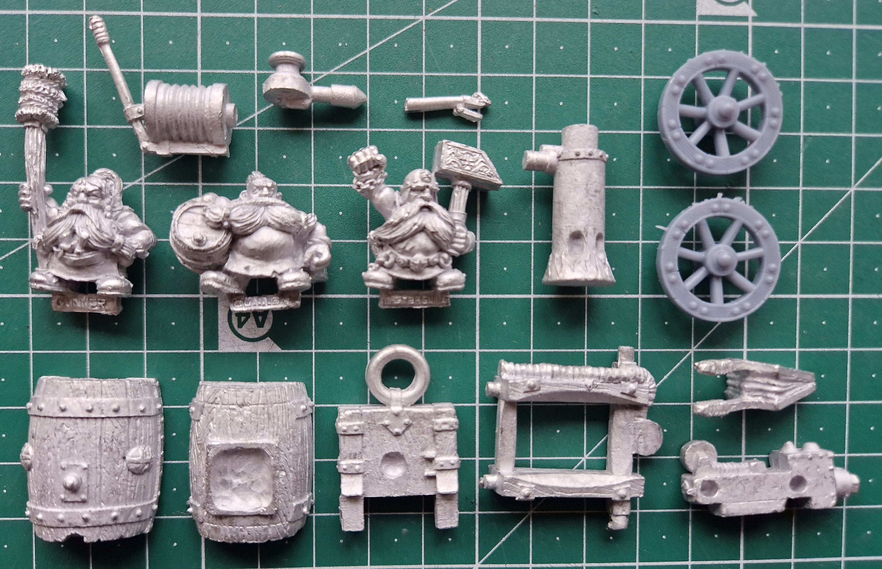 Warhammer Flame Cannon Nains - 90s/00s Oldhammer - Démonté Et Non Peint