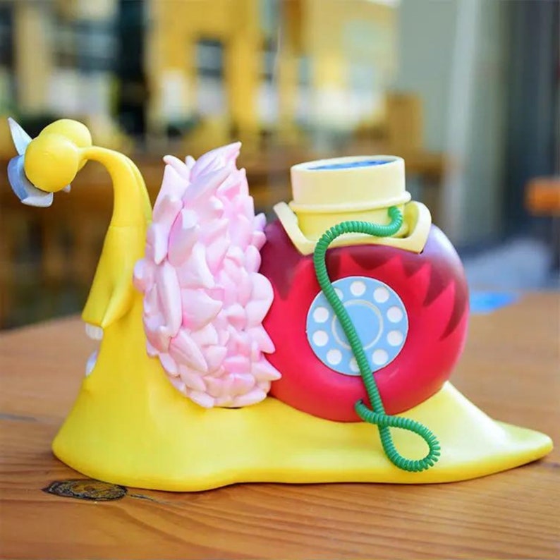 One Piece Transponder Snail Action Figures, One Piece Anime