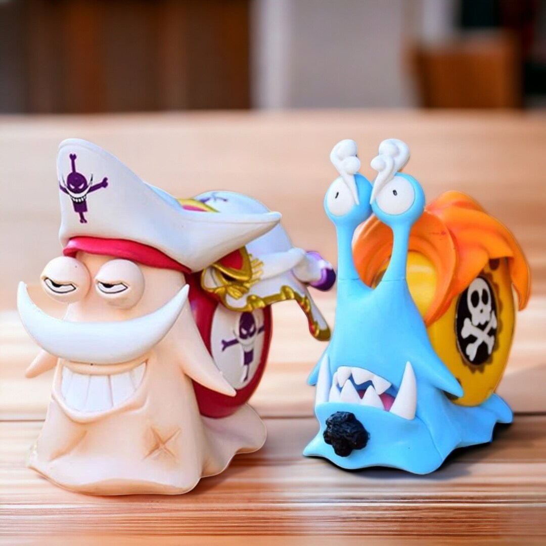 One Piece Transponder Snail Action Figures, One Piece Anime