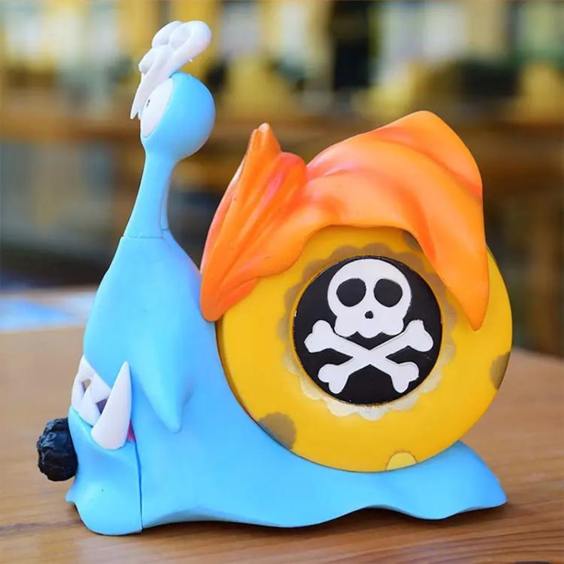 One Piece Transponder Snail Action Figures, One Piece Anime