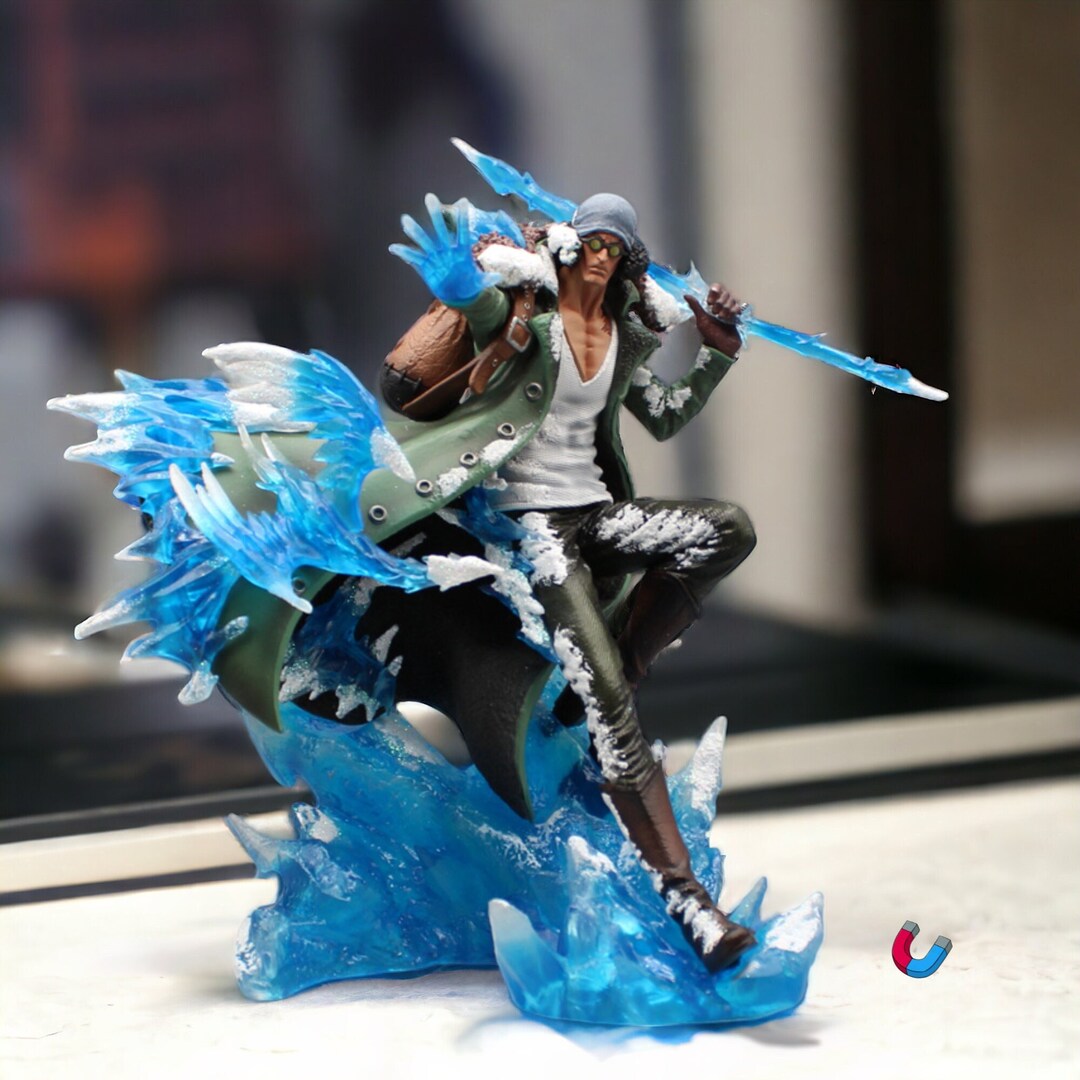 Kuzan Aokiji One Piece Anime Action Figure, One Piece Admiral Aokiji