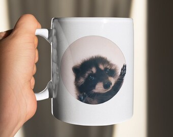 dancing raccoon pedro meme trendy mug, dancing raccoon mug, pedro raccoon mug, funny mug, funny gifts, raccoon coffee cup, coffee cup