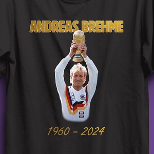 andreas brehme tshirt, andreas brehme tribute tee, andreas brehme shirt, brehme shirt, andreas brehme football tee, football gift