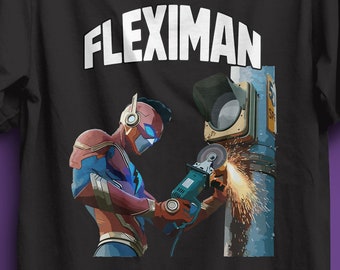 t-shirt fleximan, radars fleximan, chemise meme radars fleximan, fleximen, chemise fleximan, meme fleximan, t-shirt meme, grincer des dents