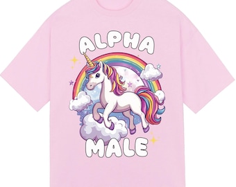 alpha male tshirt, unicorn alpha male funny meme shirt, unicorn tshirt, meme tee, alpha male meme, cats, LGBT funny shirt, lgbt shirt