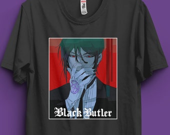 Kuroshitsuji, camisa de mayordomo negro, mayordomo negro de funeraria, Sebastian Michaelis, anillo de mayordomo negro, Kuroshitsuji 207, anime de mayordomo negro