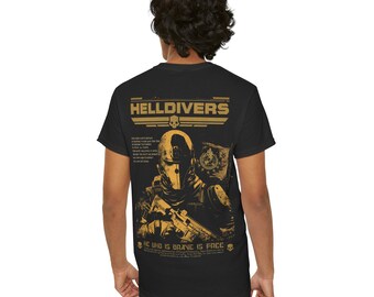 Custom helldivers shirt for Joshua