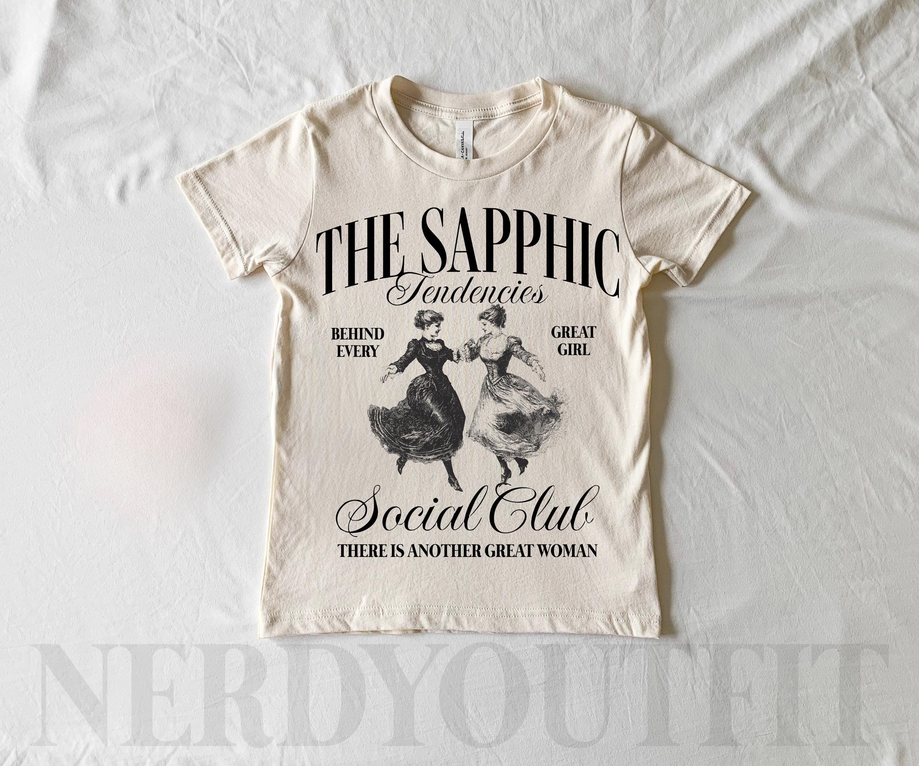 The Sapphic Lesbian Vintage t-shirt, LGBTQ t-shirt, lesbian shirt, vintage lesbian pride t-shirt, LGBQT gifts
